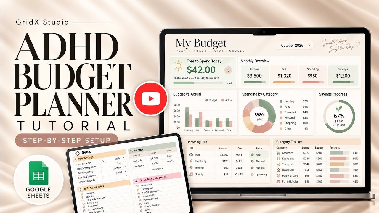 Watch the ADHD Budget Planner walkthrough